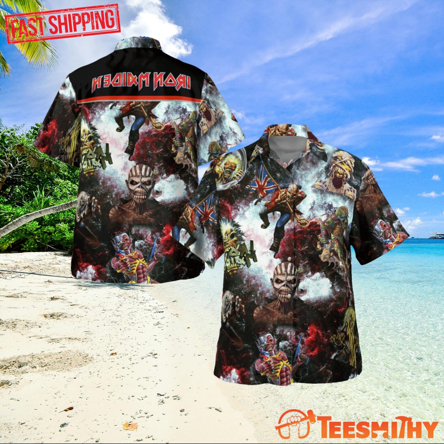 Iron Maiden Big Fan Hawaiian Shirt 1