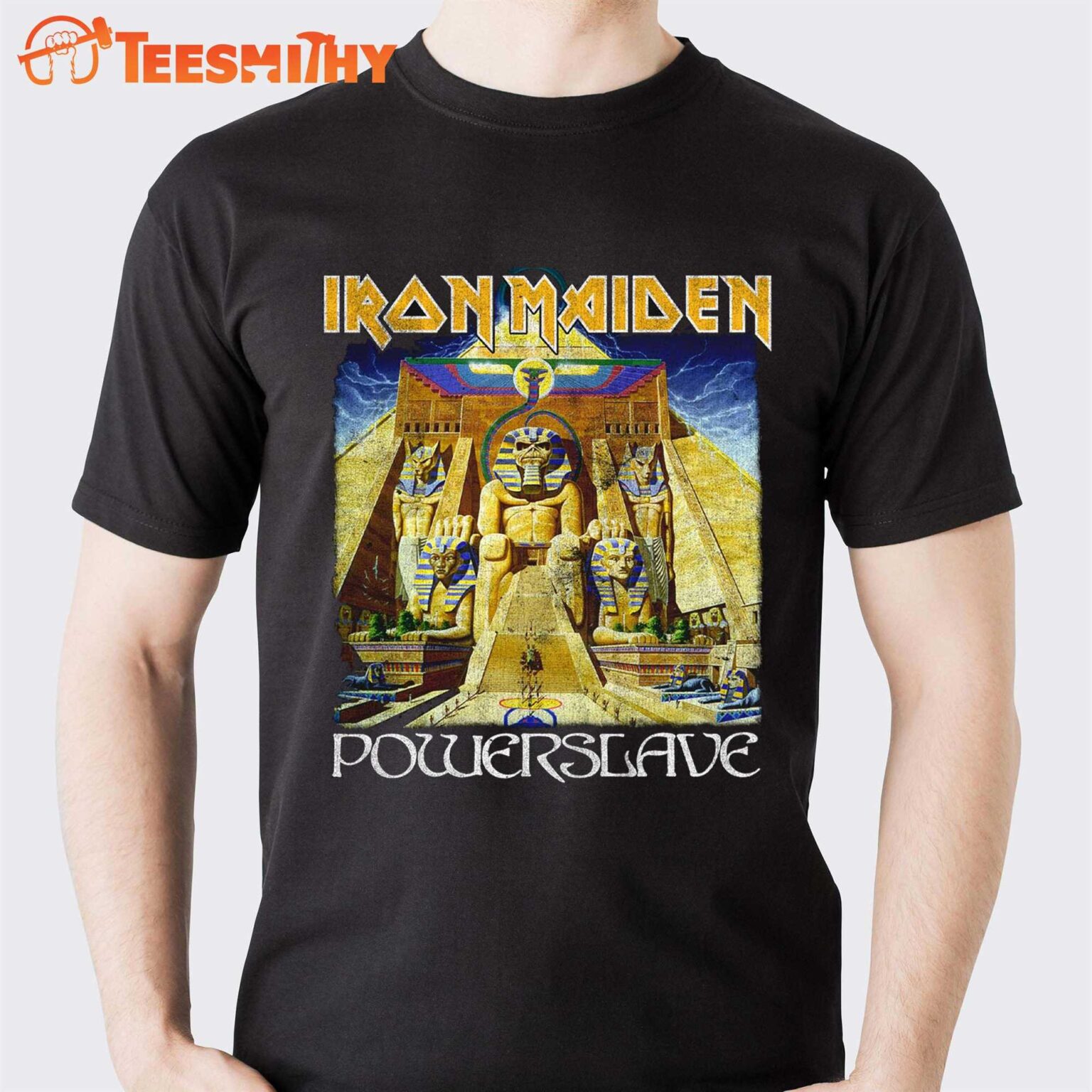 Iron Maiden Power Slave World Slavery T shirt 3