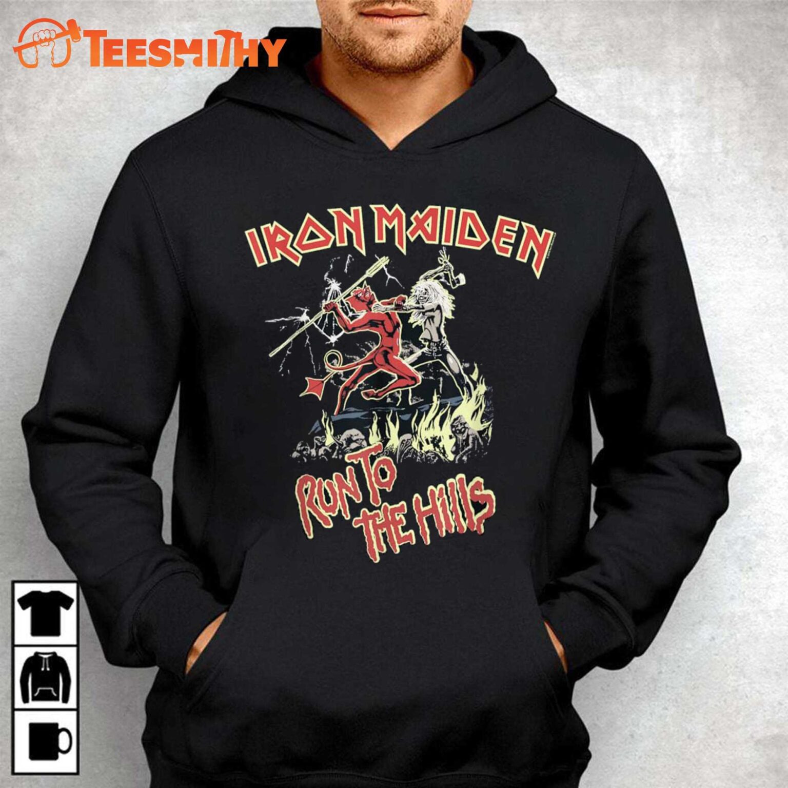 Iron Maiden Shirt Run To The Hills 1