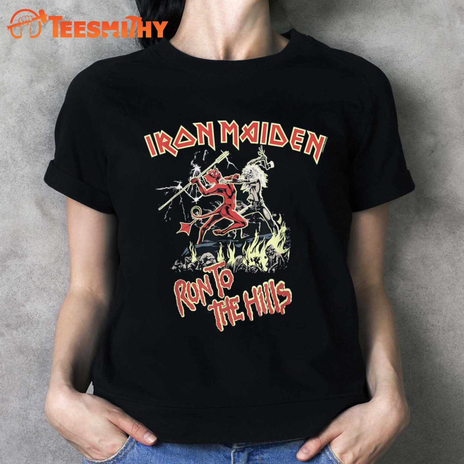 Iron Maiden Shirt Run To The Hills 2