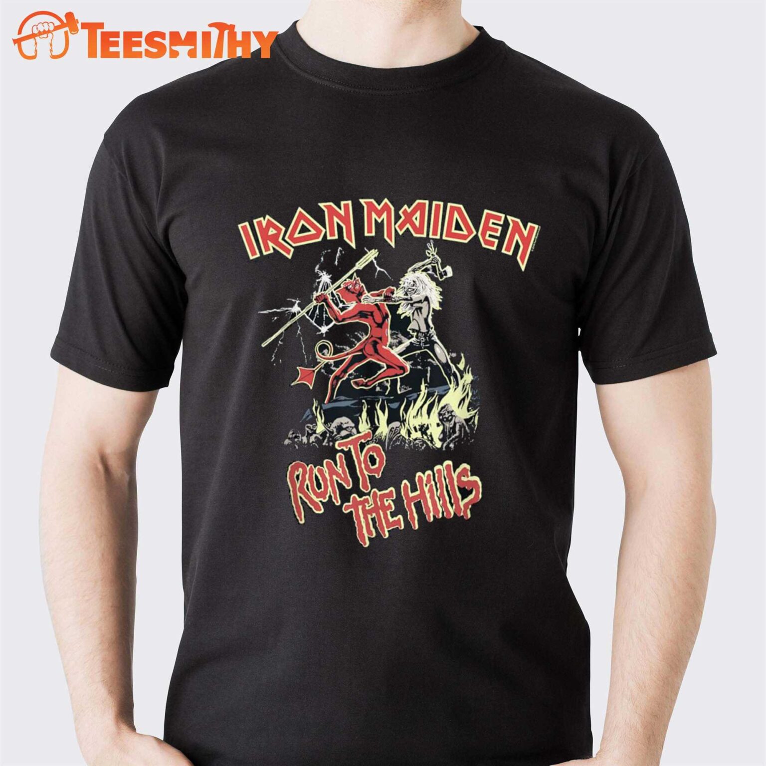 Iron Maiden Shirt Run To The Hills 3