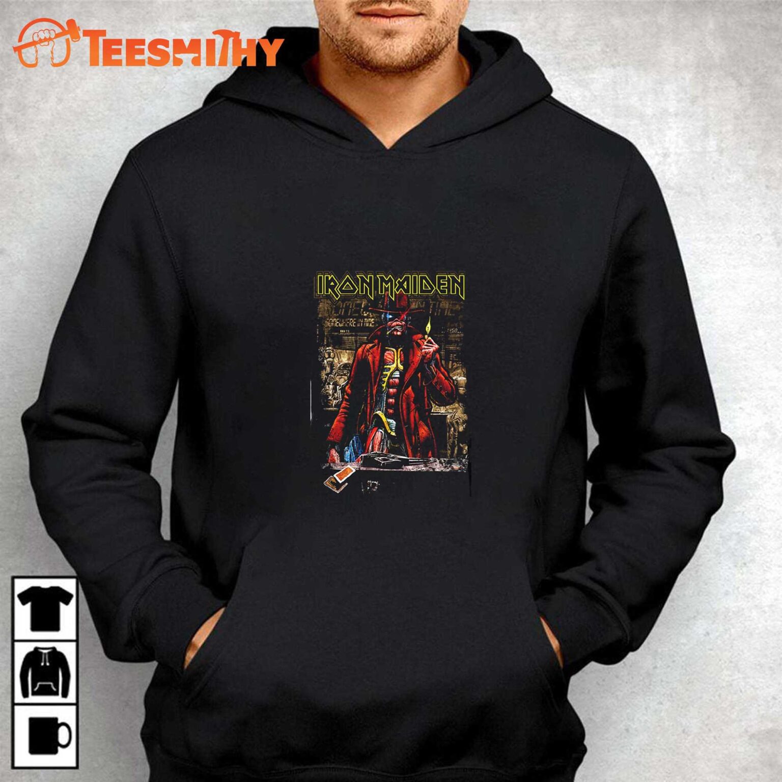 Iron Maiden Somewhere In Time Steve Harris Official T shirt 1