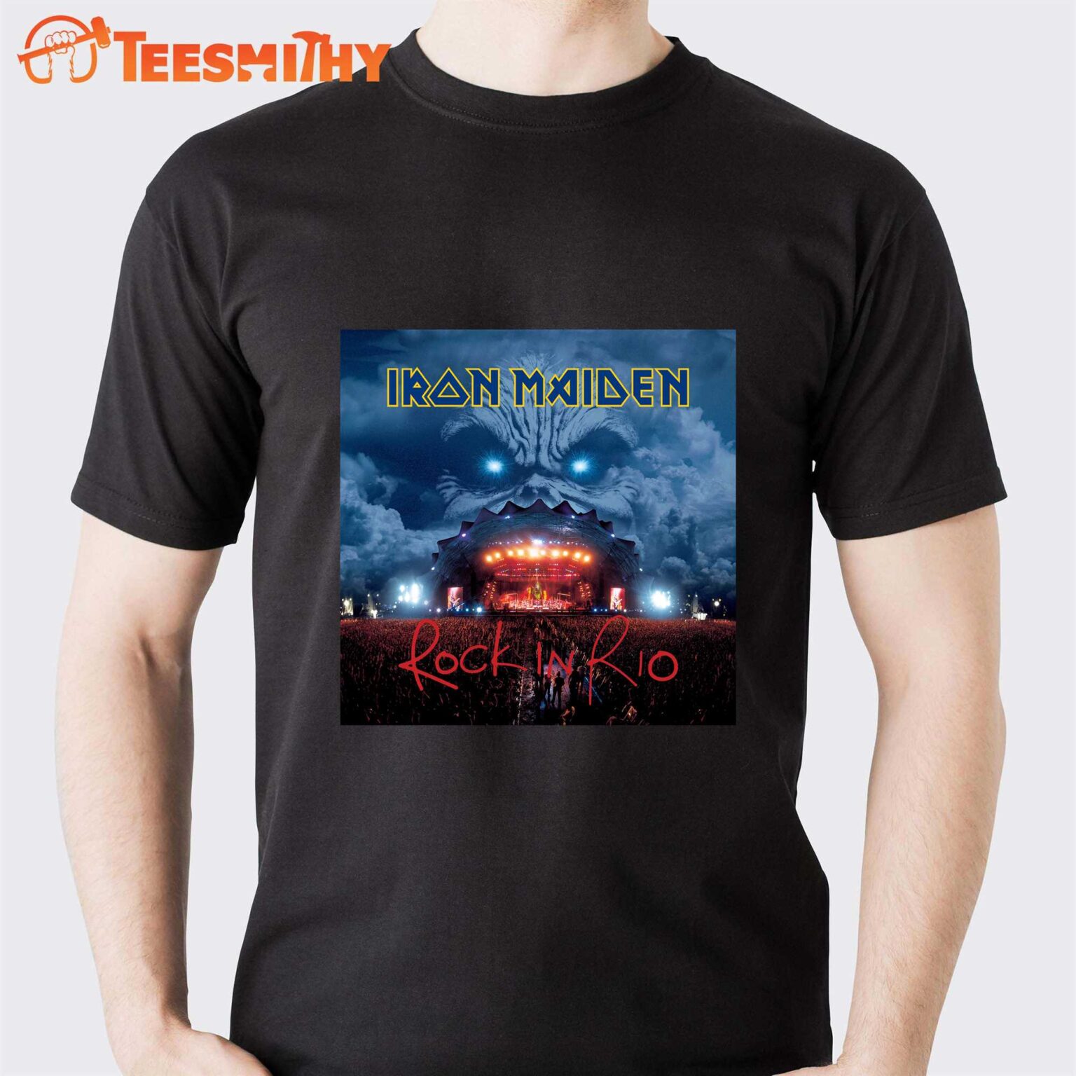 Vintage Iron Maiden Rock In Rio T Shirt 3
