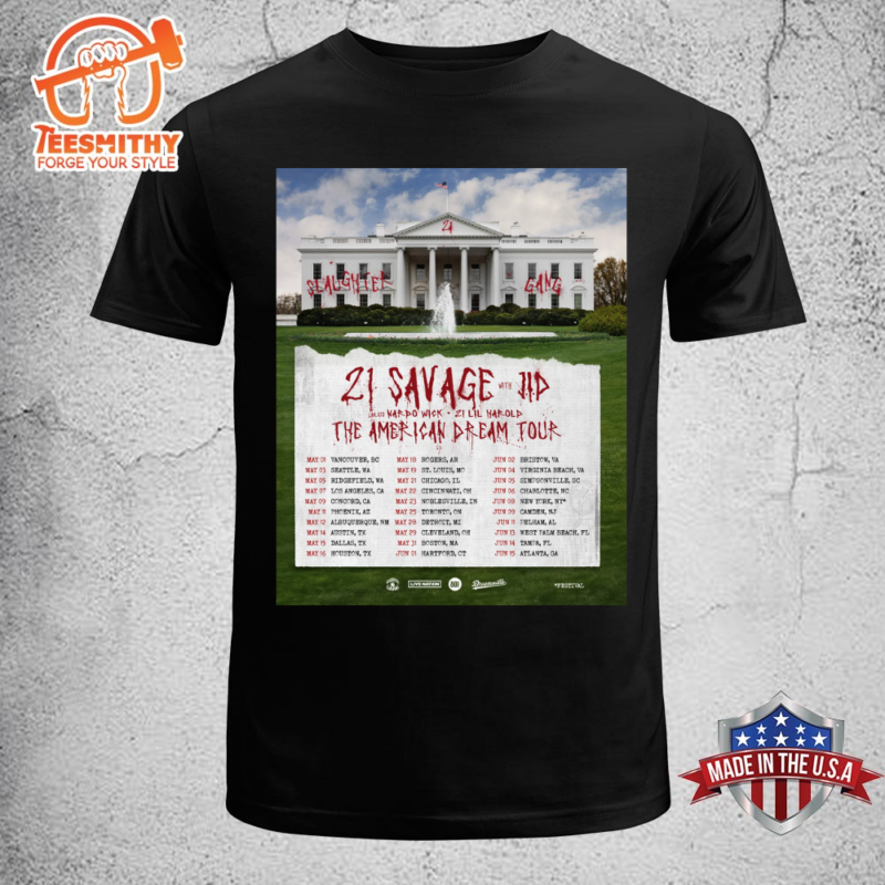 21 Savage Announces Spring 2024 North American Tour Unisex T shirt