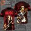AC DC Angus Young Signature 3D T-Shirt - Teesmithy