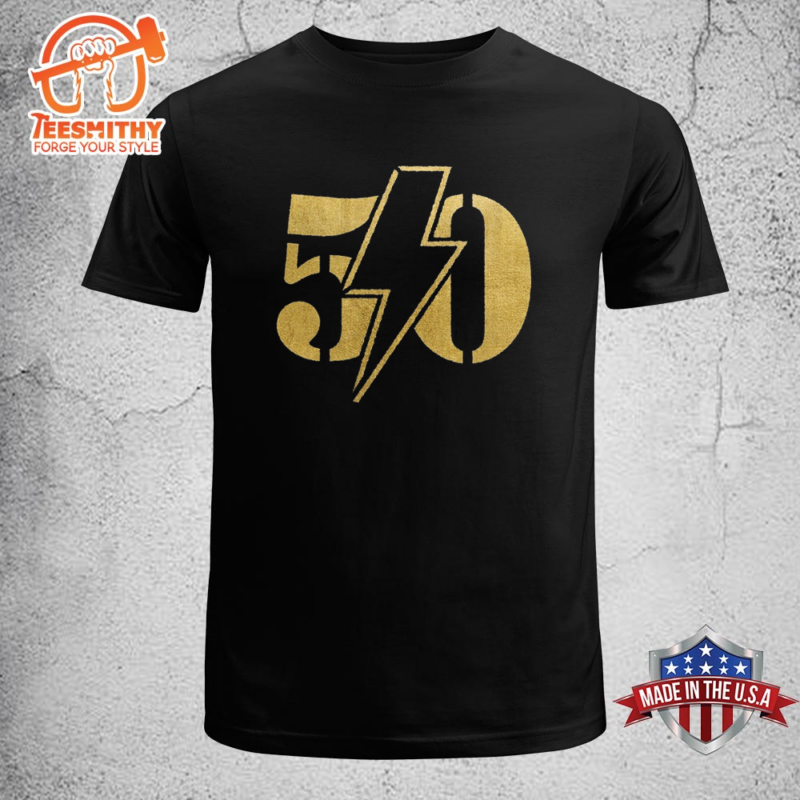 ACDC 50 Years Anniversary Unisex All Size T Shirt