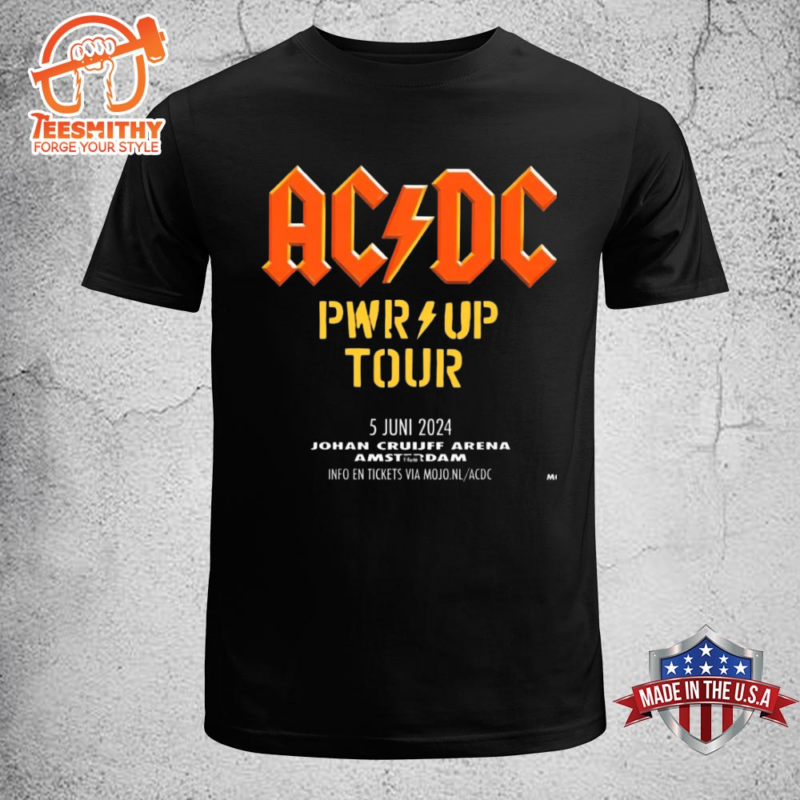 ACDC Pwr Up World Tour 2024 Unisex T Shirt