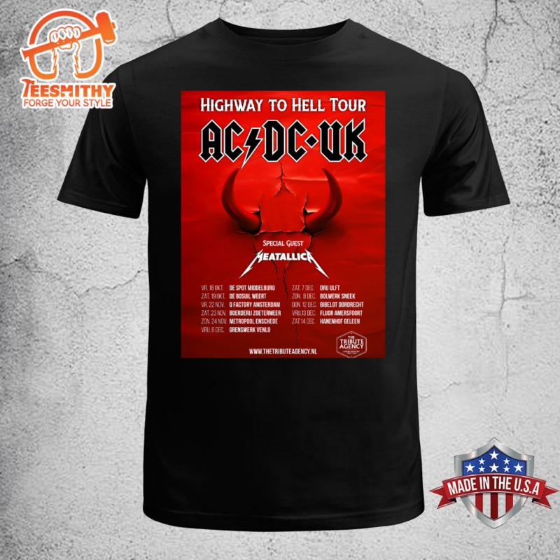 ACDC UK The Tribute Hight Way To Hell Tour 2024 Unisex T shirt