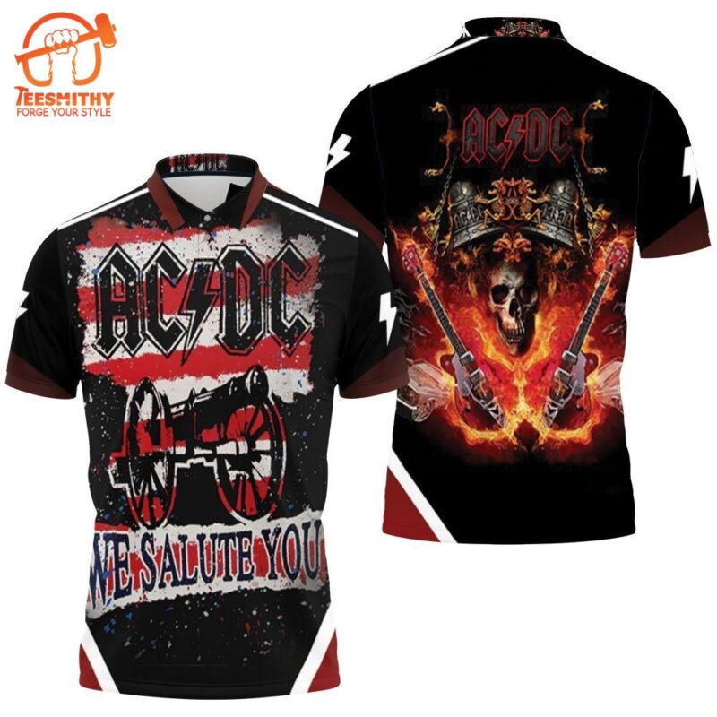 Acdc We Salute You Arsenal Polo Shirt