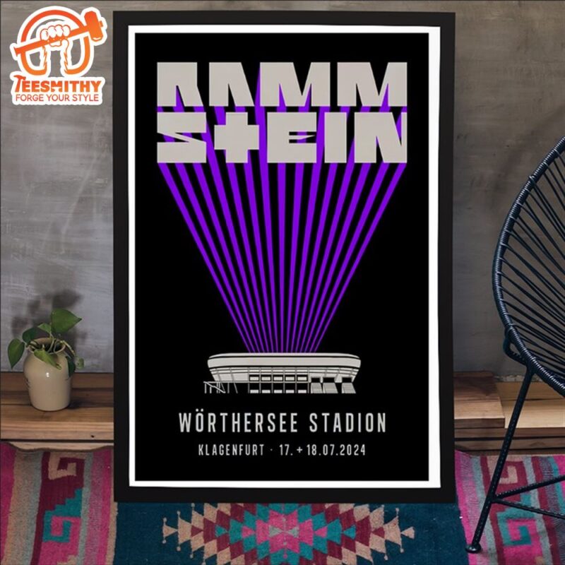Rammstein July 17 18 2024 Klagenfurt Austria Poster Canvas