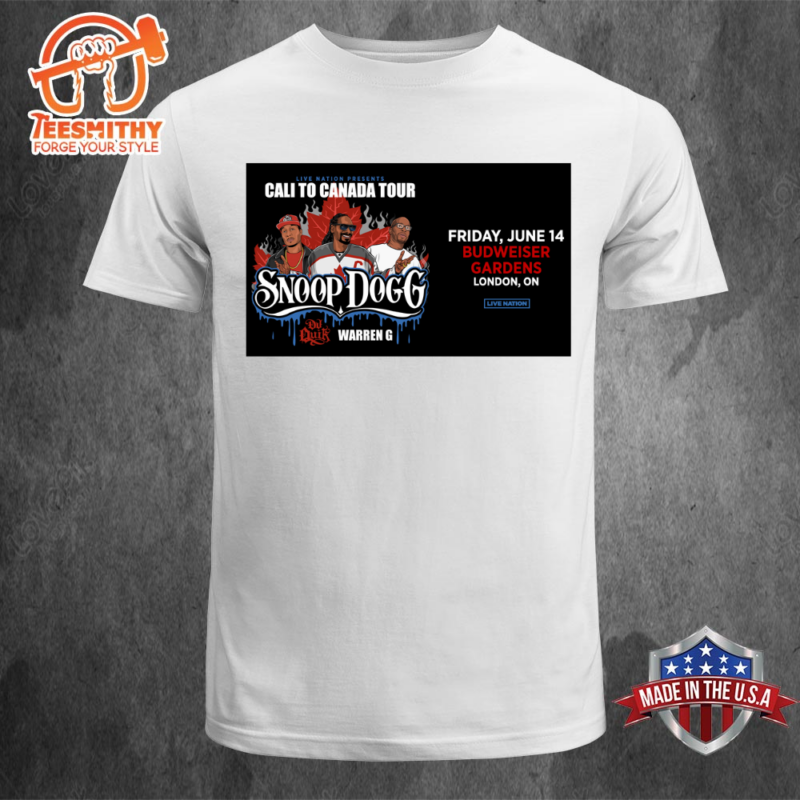 Snoop Dogg Drops 2024 Canadian Tour Dates June 14 Unisex T shirt