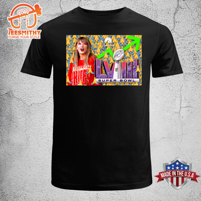 Taylor Swift Super Bowl 2024 Black T shirt Unisex