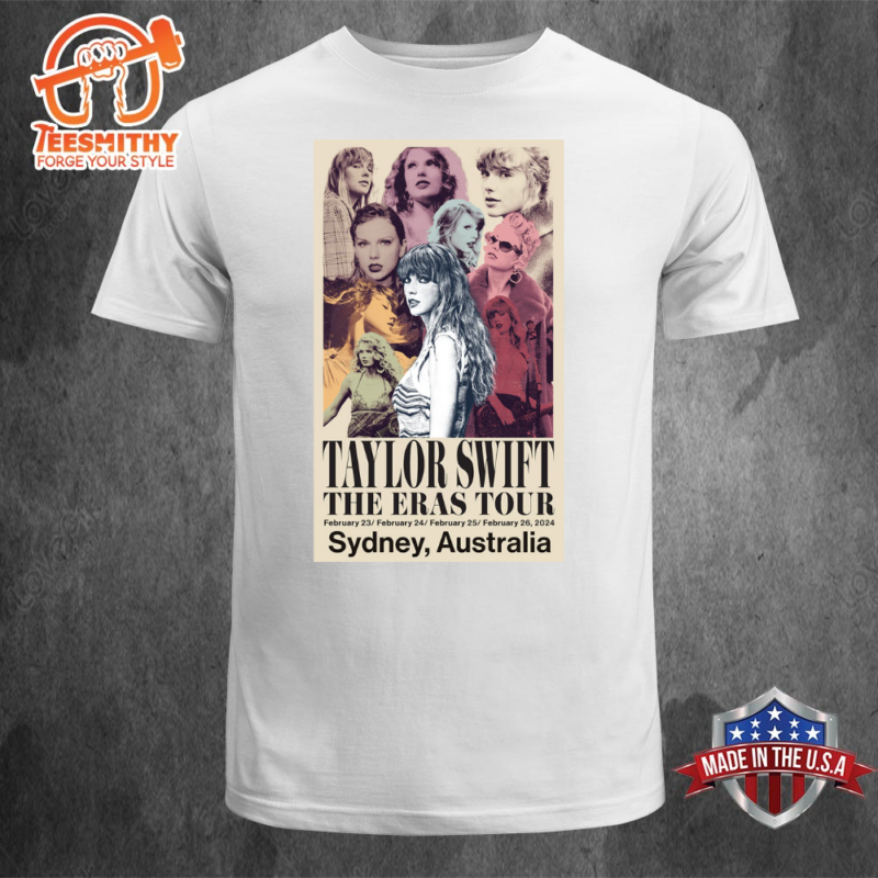 Taylor Swift The Eras International Tour Sydney Australia 2024 Unisex T shirt