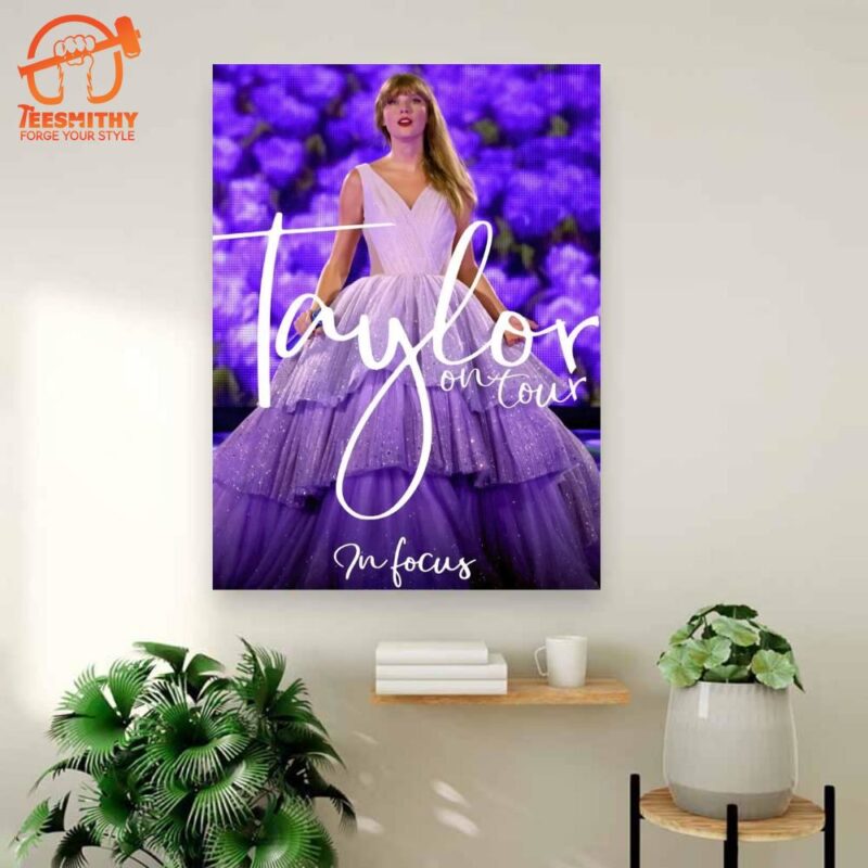 Taylor Swift The Eras Stadium 2024 World Tour Poster Canvas