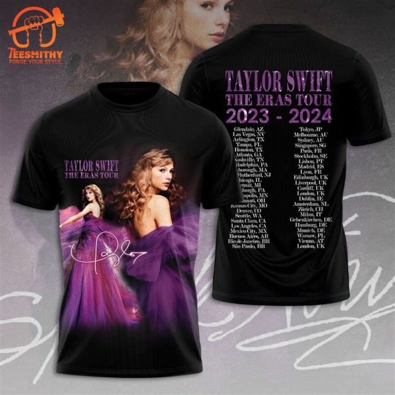 Taylor Swift The Eras Tour 2023 2024 3D Shirt