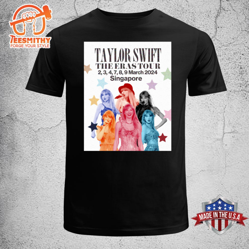 Taylor Swift The Eras Tour 2024 Singapore Unisex T shirt