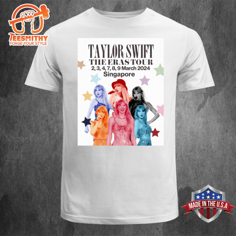 Taylor Swift The Eras Tour 2024 Singapore Unisex T shirt Tee
