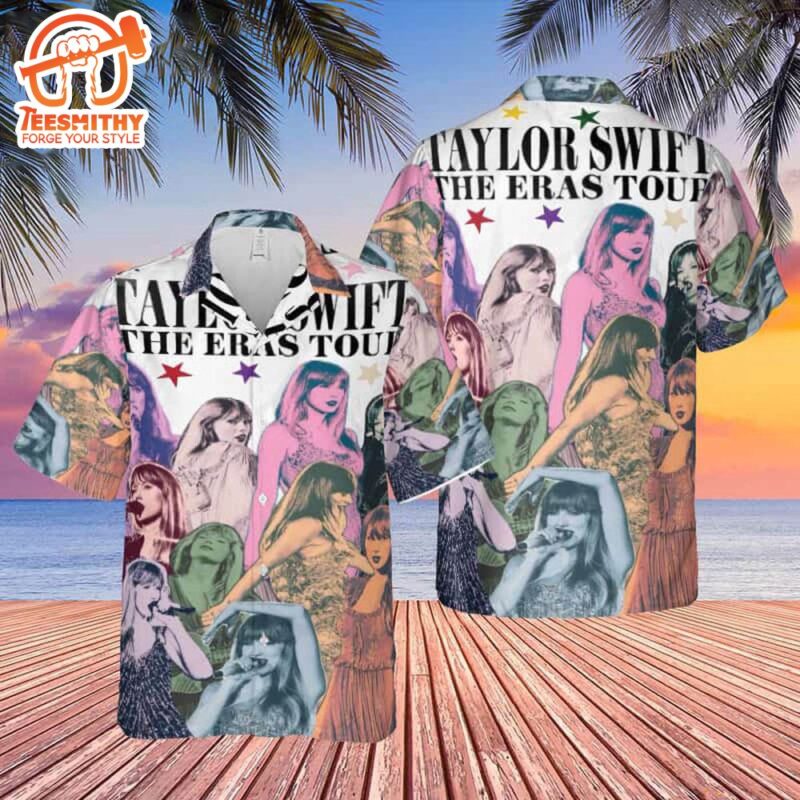 Taylor Swift The Eras Tour Iconic Photo 2024 Tour Hawaiian Shirt