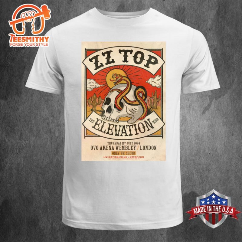 Zz Top Announce 2024 Elevation European Tour T shirt Tee