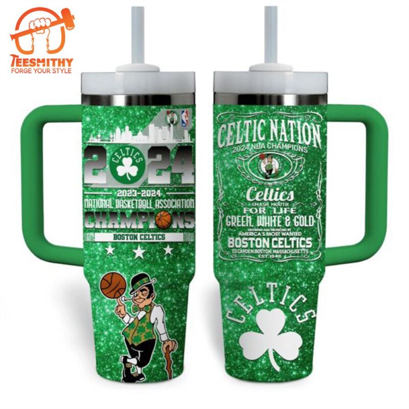 2023 2024 National Baseball Association Boston Celtics Unfinished Business Tumbler 40 OZ