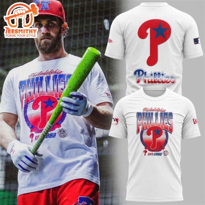 Bryce Harper Philadelphia Phillies National League Est1883 T Shirt