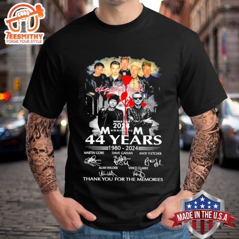 Depeche Mode 44 Anniversary 2024 Tour Shirt T shirt