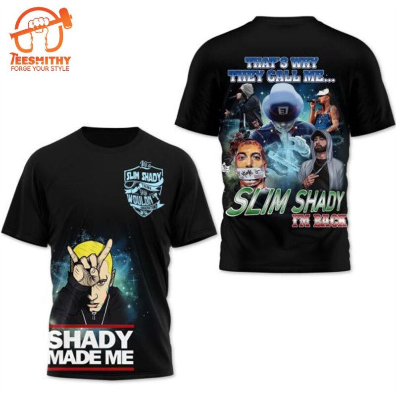Eminem Slim Shady Im Back 3D T Shirt