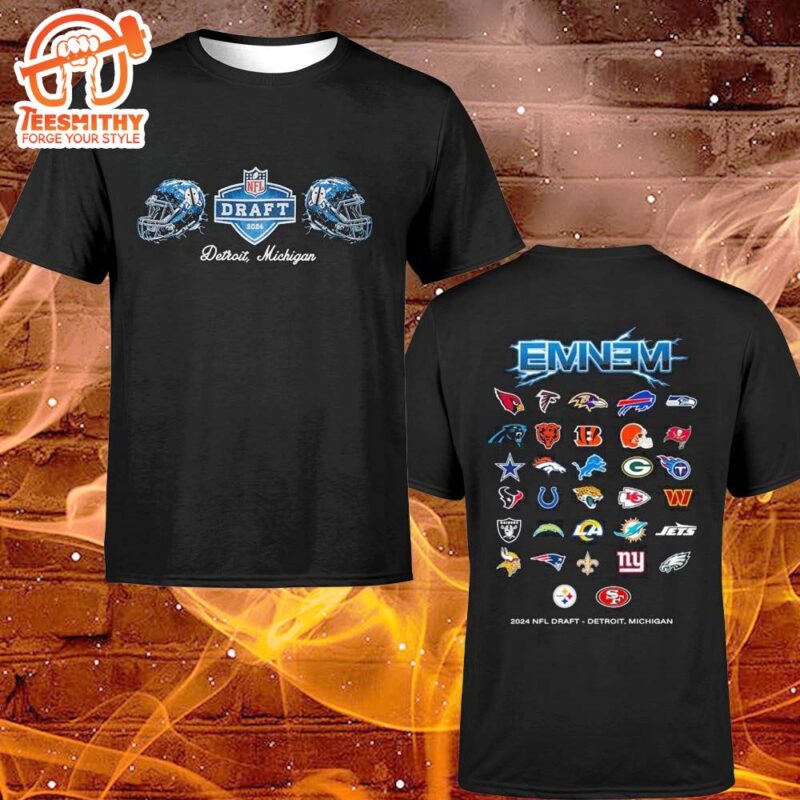 Eminem x NFL Draft 2024 In Detroit Michigan Essentials T Shirt