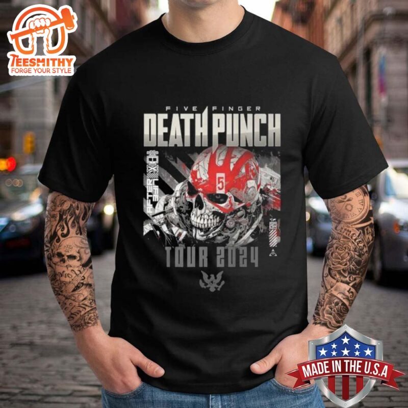 Five Finger Death Punch Tour 2024 T Shirt