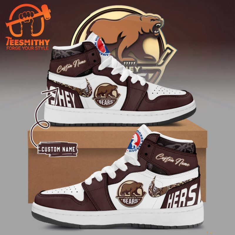Hershey Bears 2024 Calder Cup Champions Air Jordan 1 Shoes Hightop