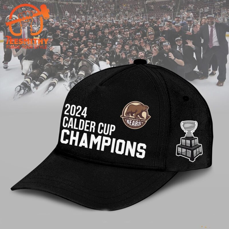 Hershey Bears 2024 Calder Cup Champions Locker Room Cap Hershey Bears Hats