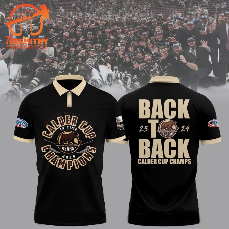 Hershey Bears 2024 Calder Cup Champions Polo Shirt