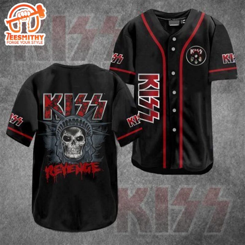Kiss Rock Band Baseball Jersey Shirt