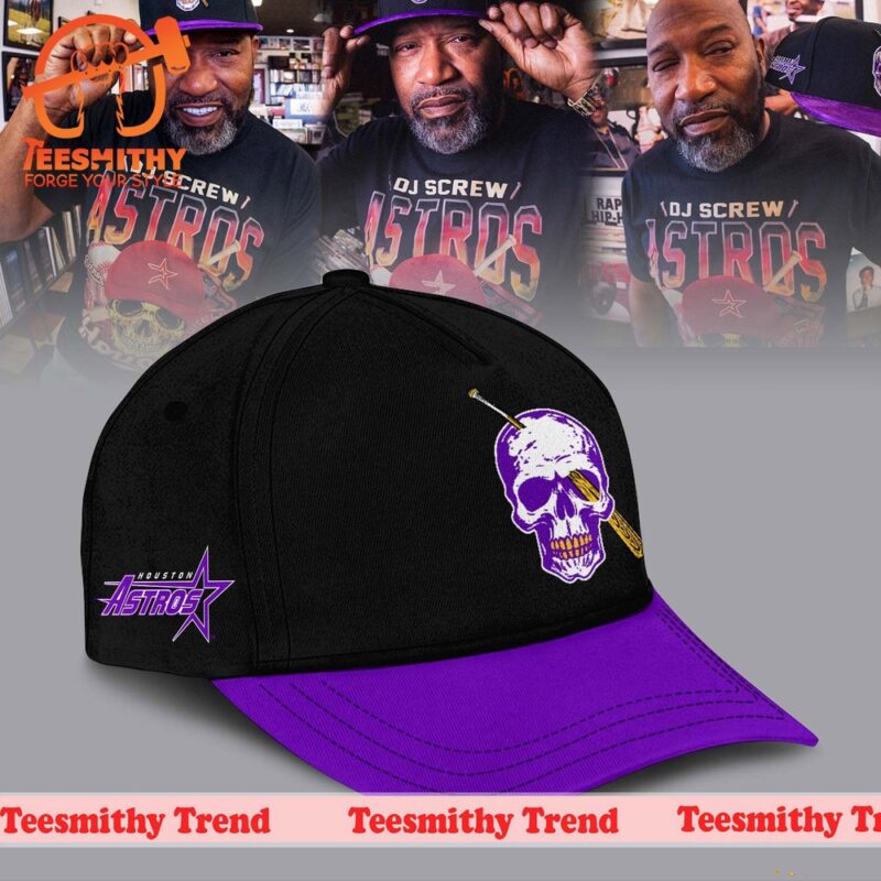 MLB Houston Astros x Dj Screw Merch 2024 Cap