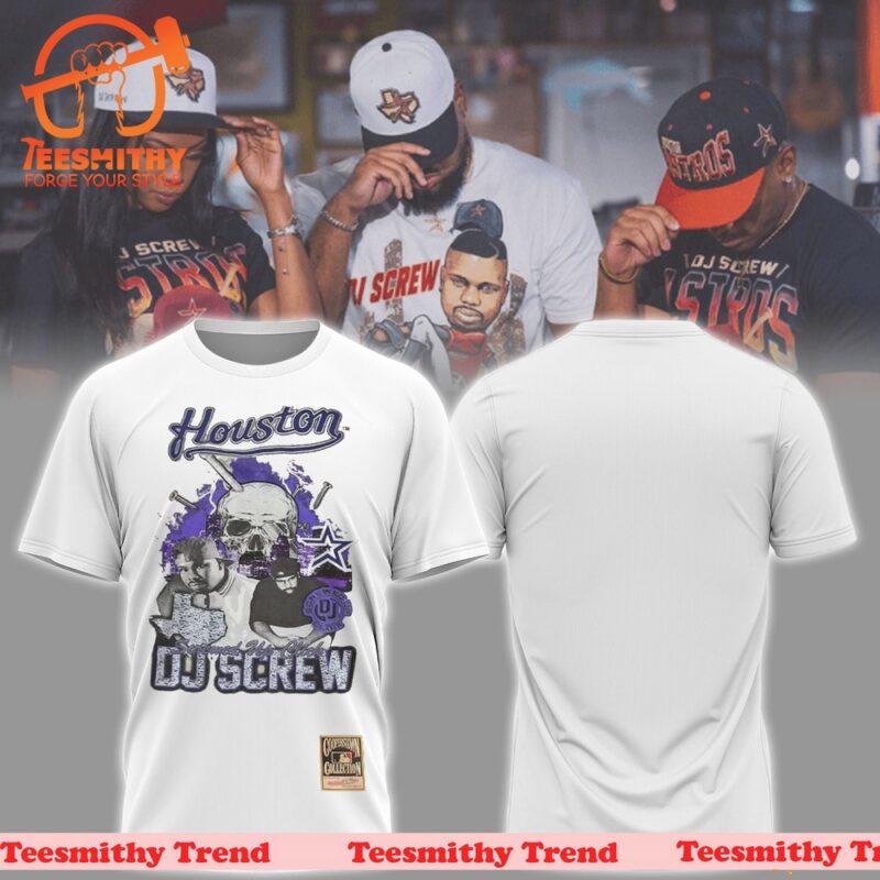 MLB Houston Astros x Dj Screw Merch 2024 T Shirt