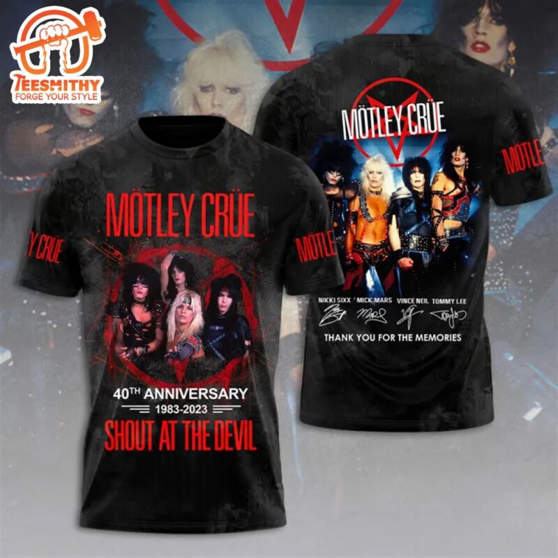 Mtley Cre Music Band 3D All Over Print Shirt