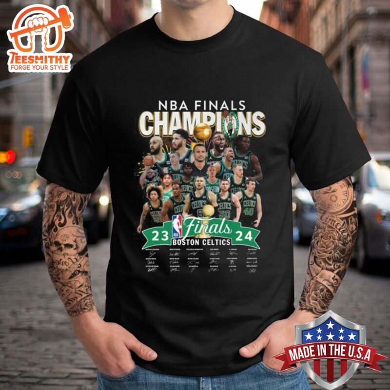 NBA Finals Champions 2023 2024 Boston Celtics T Shirt