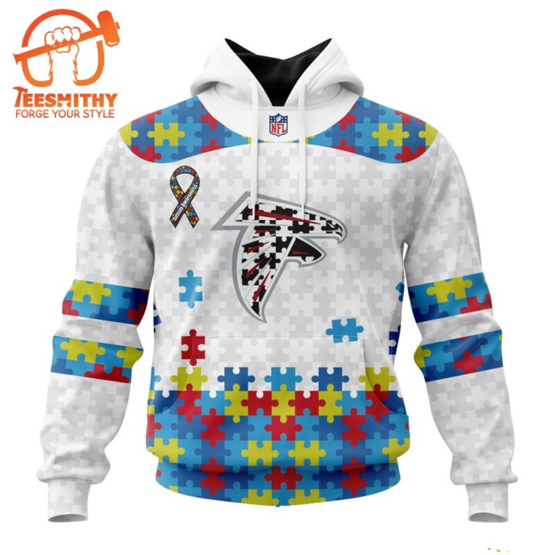 NFL Atlanta Falcons Special Autism Awareness Custom Hoodie 1