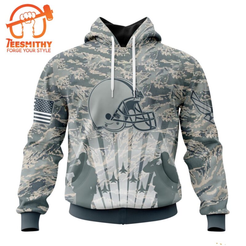 NFL Cleveland Browns Special Honor US Air Force Veterans Hoodie 1