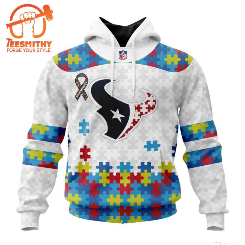 NFL Houston Texans Special Autism Awareness Custom Hoodie 1