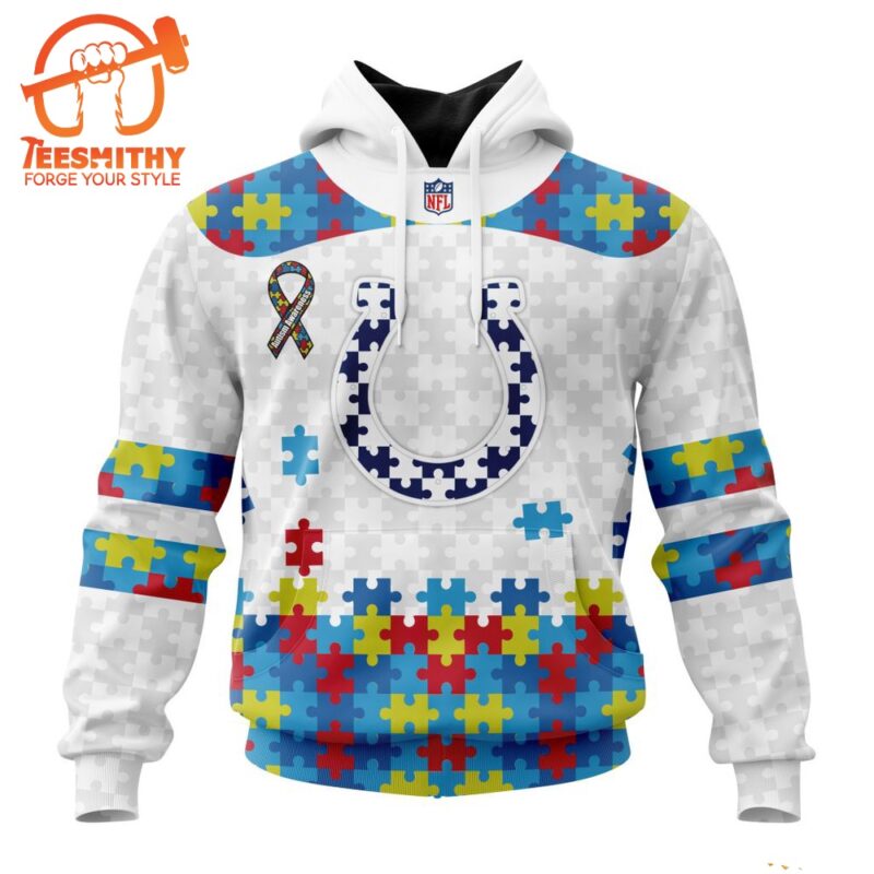 NFL Indianapolis Colts Special Autism Awareness Custom Hoodie 1