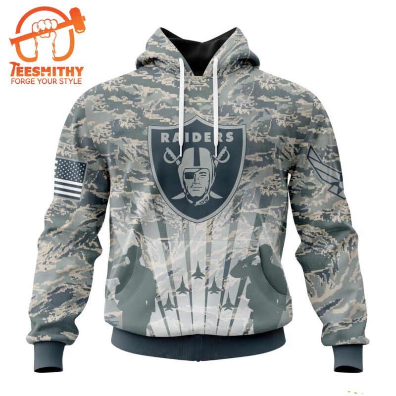 NFL Las Vegas Raiders Special Honor US Air Force Veterans Hoodie 1