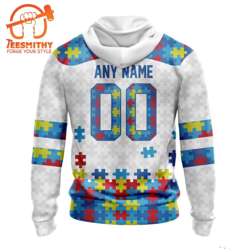 NFL Miami Dolphins Special Autism Awareness Custom Hoodie 2