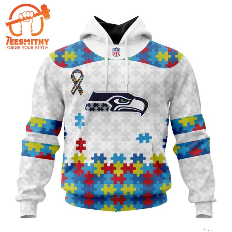 NFL Seattle Seahawks Special Autism Awareness Custom Hoodie 1