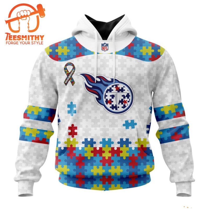 NFL Tennessee Titans Special Autism Awareness Custom Hoodie 1