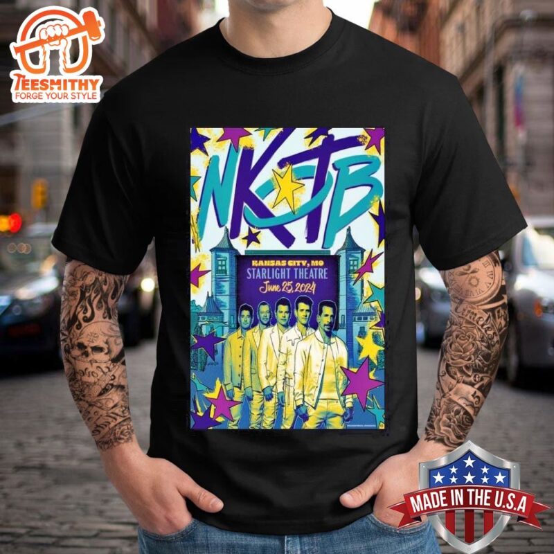 New Kids On The Block Jun 25 2024 Starlight Theatre in Kansas City MO T shirt