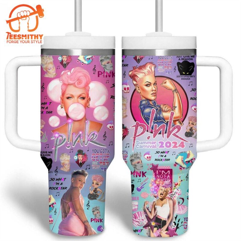 P!nk summer carnival 2024 stanley tumbler cup