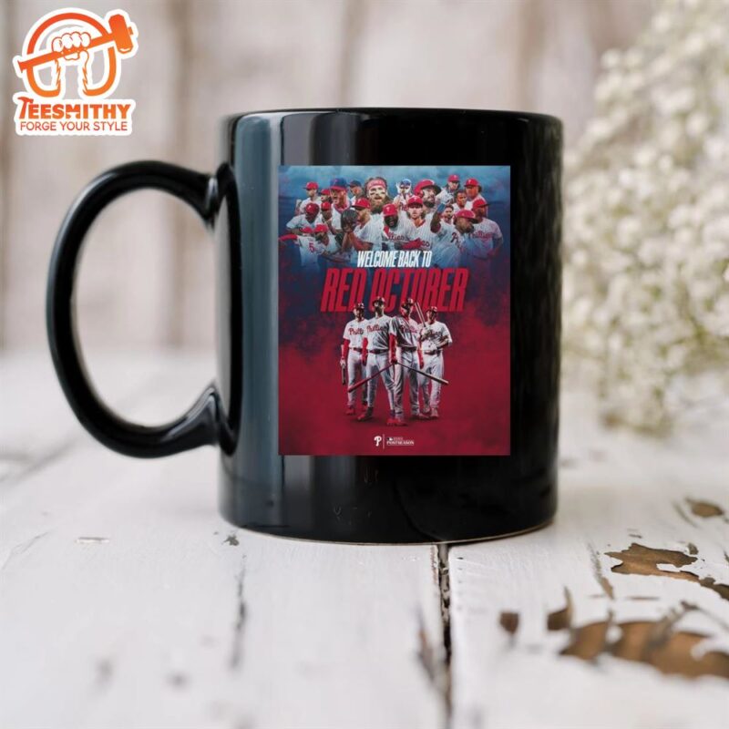 Philadelphia Phillies Welcome Back To Red October Mug