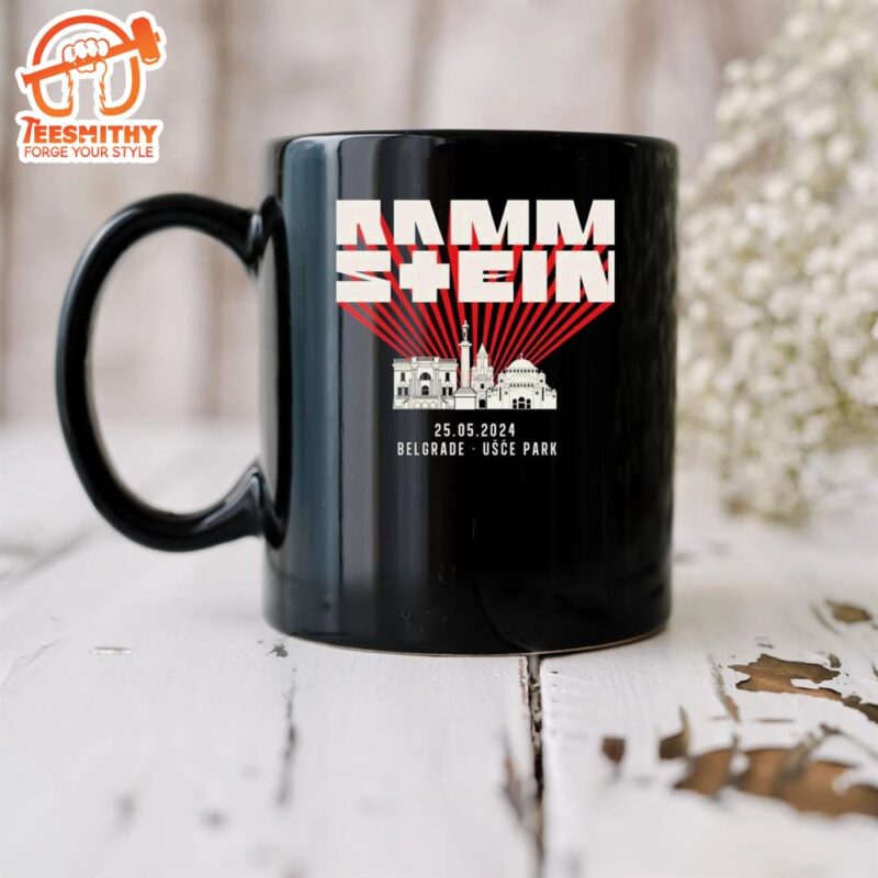 Rammstein 25 05 2024 Belgrade Usce Park Tour Mug