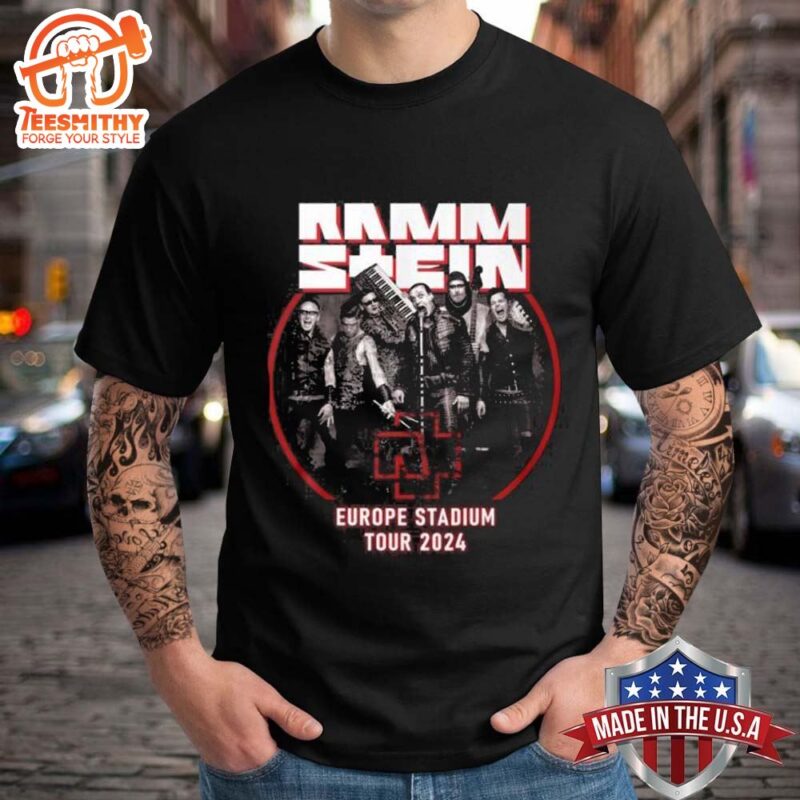 Rammstein Europe Stadium Tour 2024 Vintage T Shirt